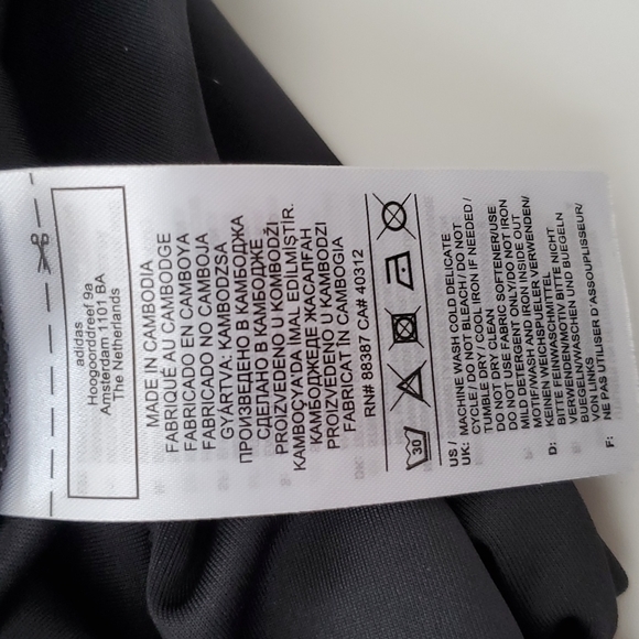 ADIDAS Climalite Claasic Black 7/8 High Rise Leggings Sz S - Picture 6 of 12